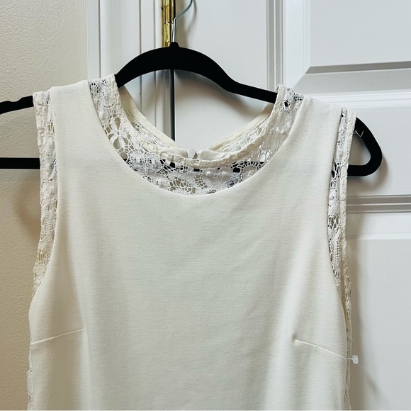 Cute Bar III white stretchy sleeveless dress size large - Picture 2 of 5